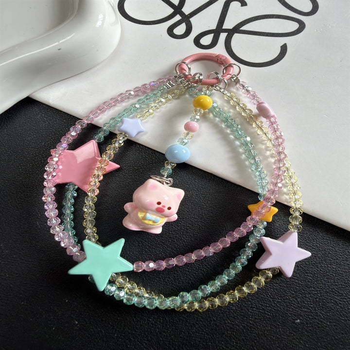 Whimsical Star and Animal Charm Lanyard Stornfield
