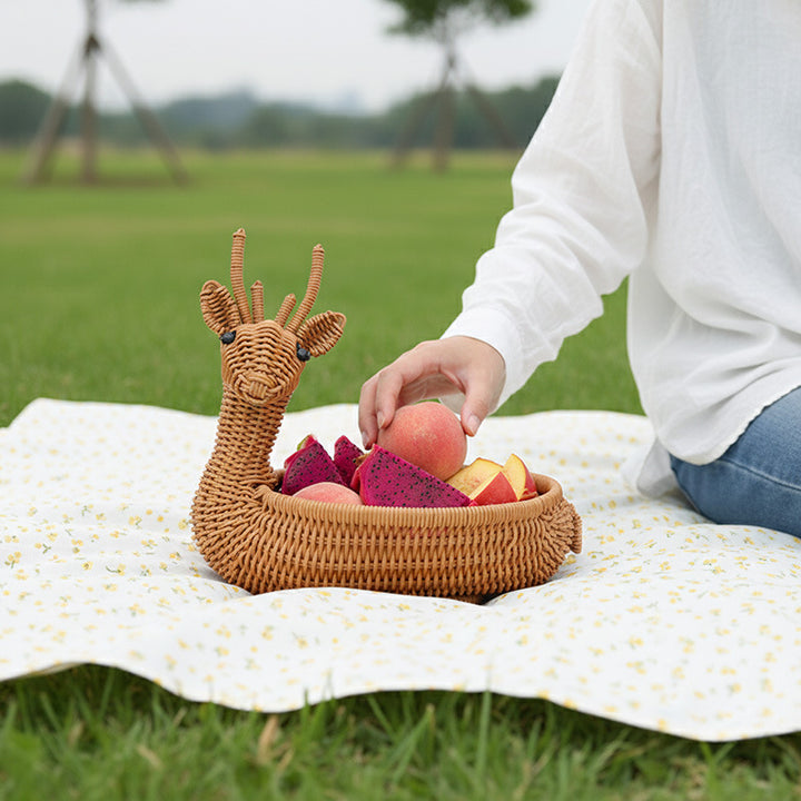 Decorative Animal-Shaped Woven Basket Stornfield