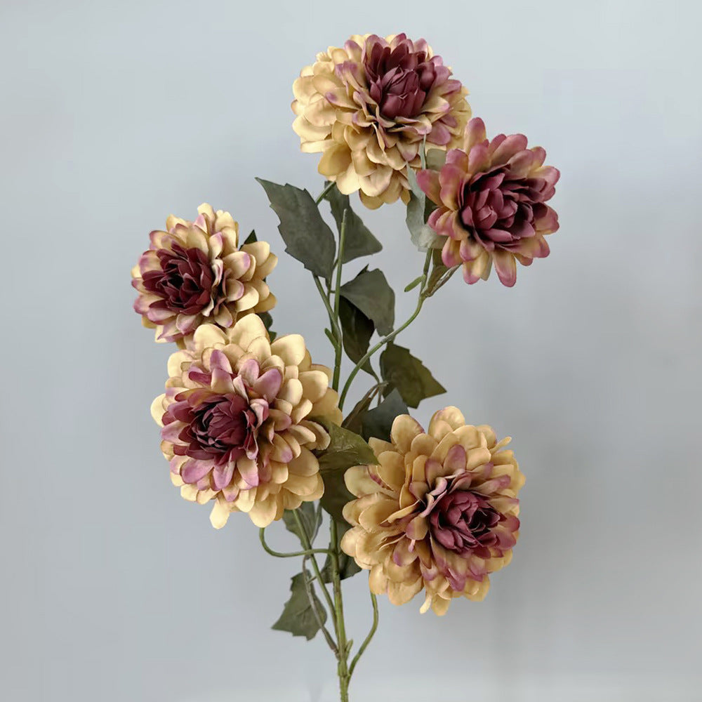 Elegant Artificial Dahlia Bouquet