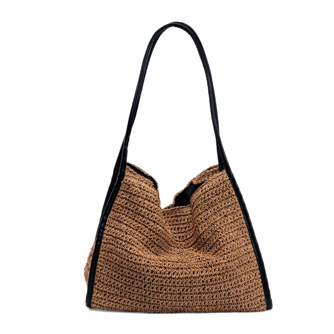 Practical macrame crossbody bag with elegant leather elements Stornfield