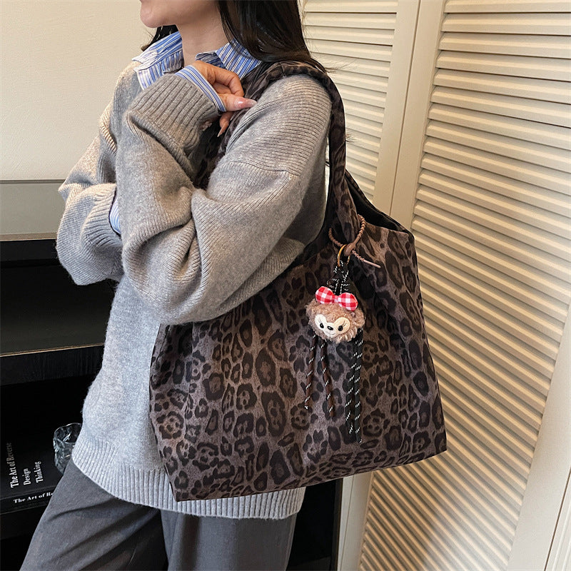 Fashionable Leopard Print Tote Bag Stornfield