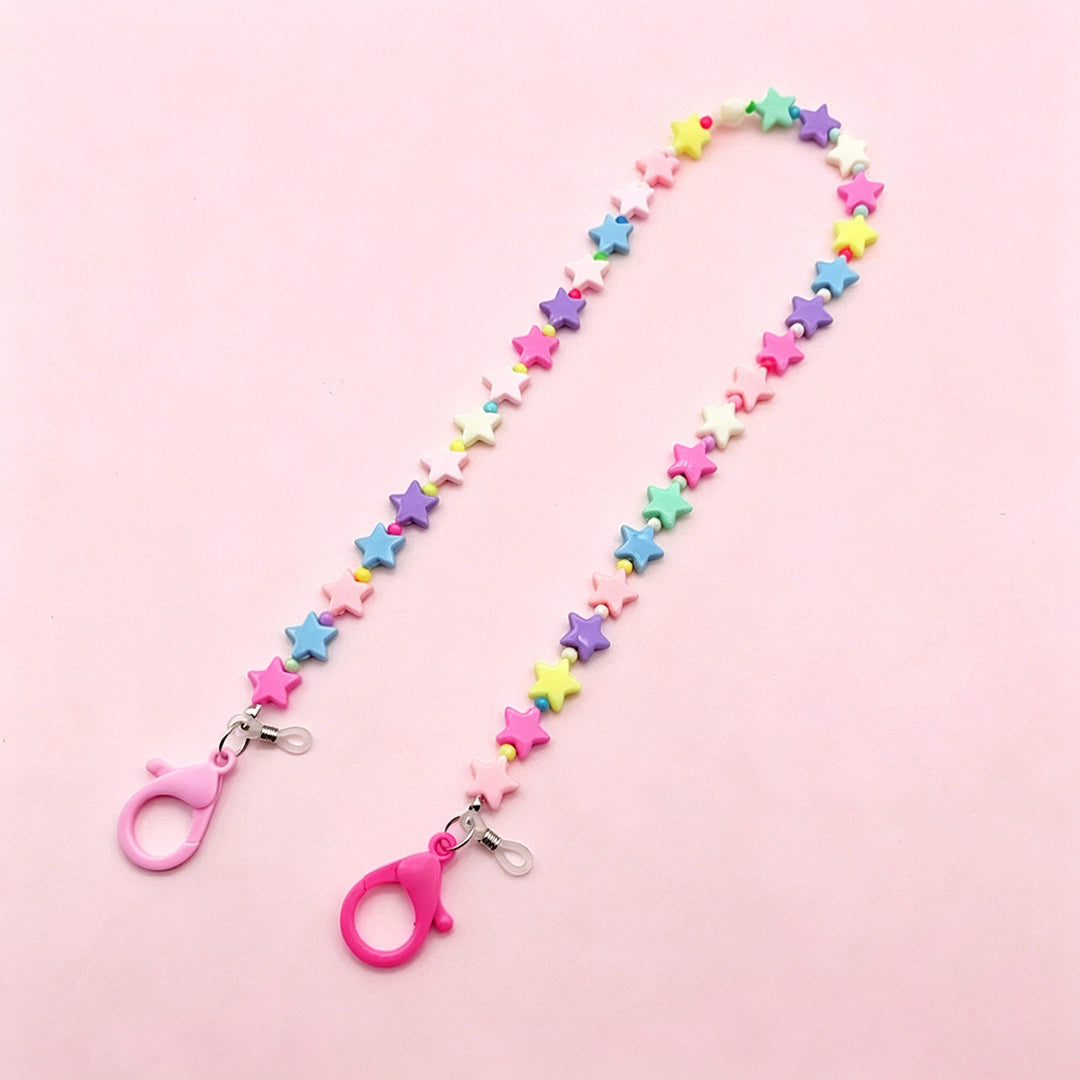 Colorful Heart-Shaped Beaded Eyewear Chain Stornfield