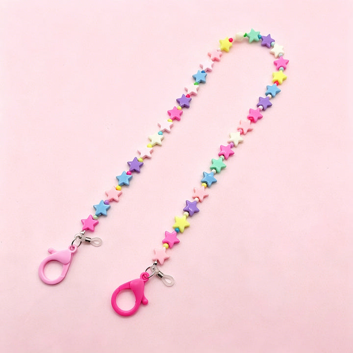 Colorful Heart-Shaped Beaded Eyewear Chain Stornfield