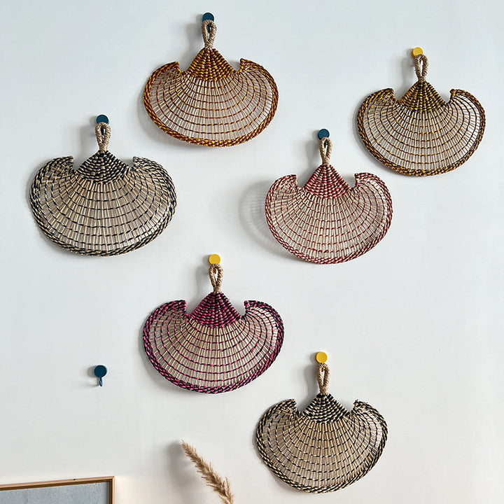 Women handmade fan made of natural materials Stornfield