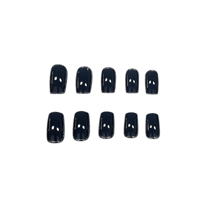 Elegant Rhinestone-Trimmed Gel Nail Enhancements Stornfield