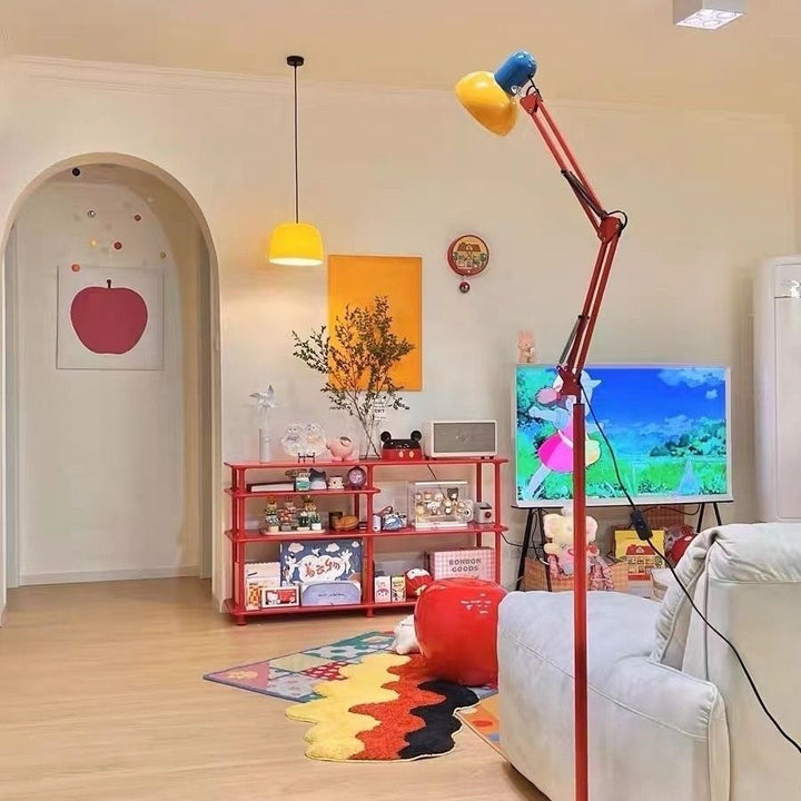 Adjustable Modern Floor Lamp with Colorful Design