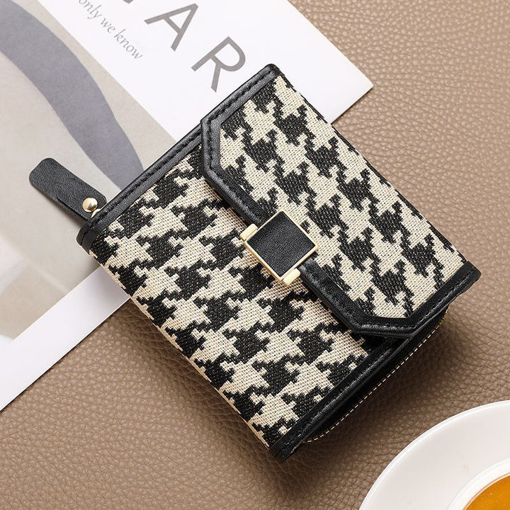 Textured Fabric Zip Wallet Stornfield