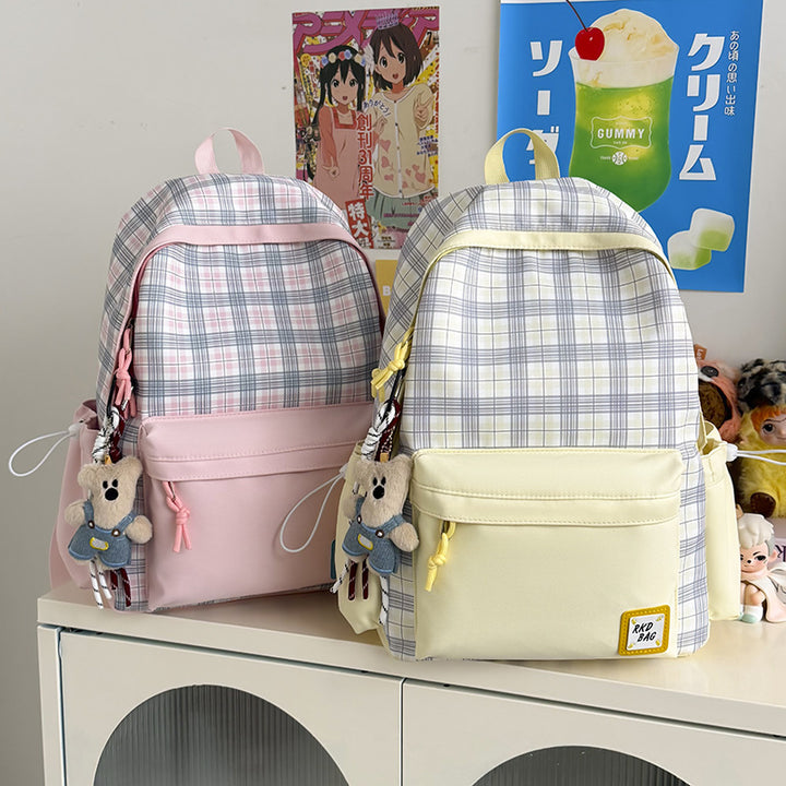 Checked Patterned Backpack Stornfield