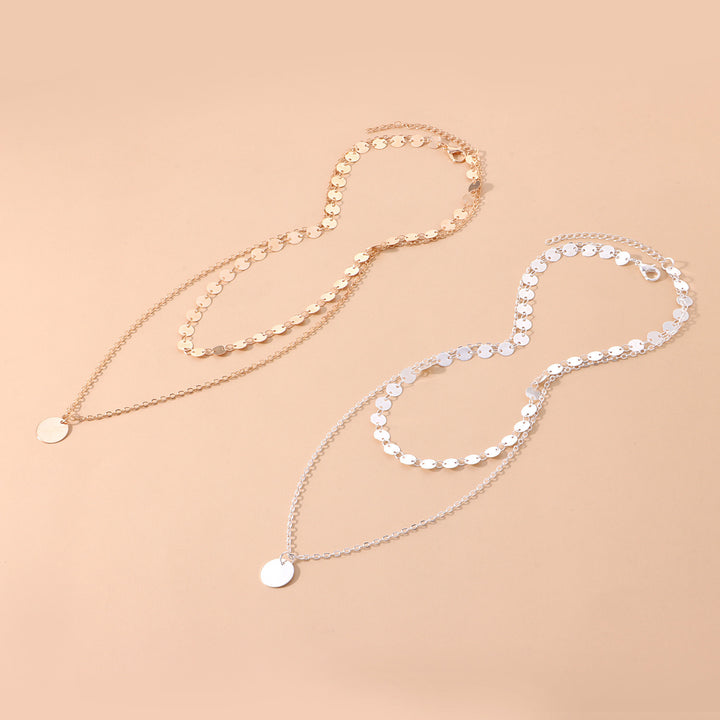 Layered Disc Chain Necklace Stornfield