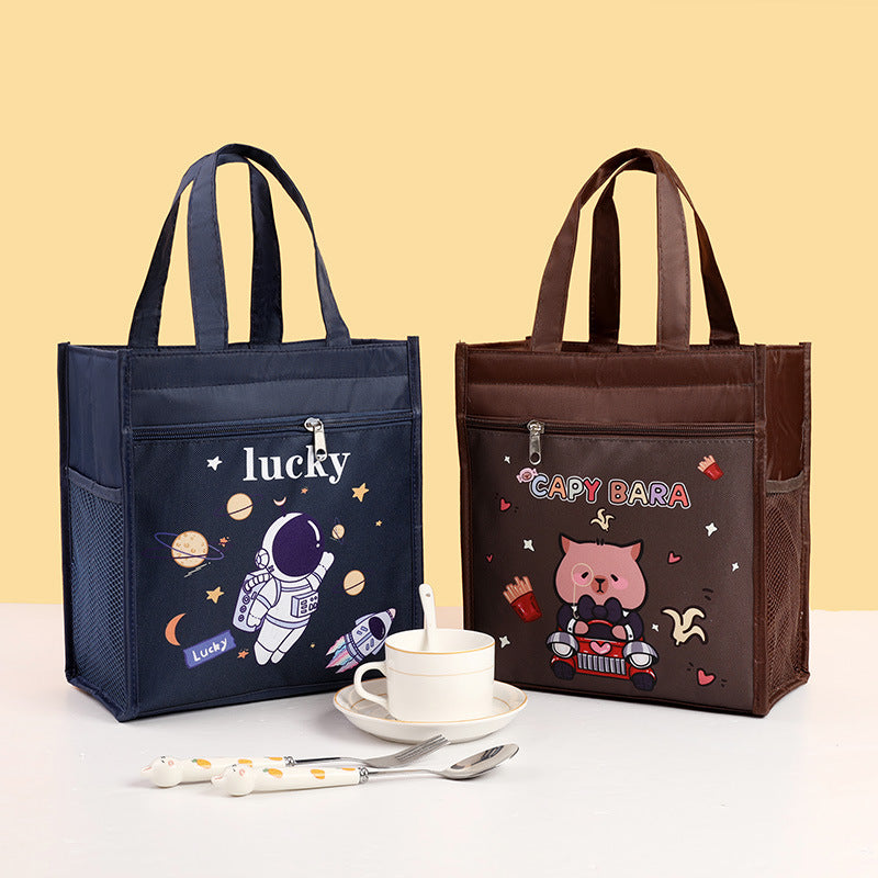Insulated Bear-Themed Lunch Tote Stornfield