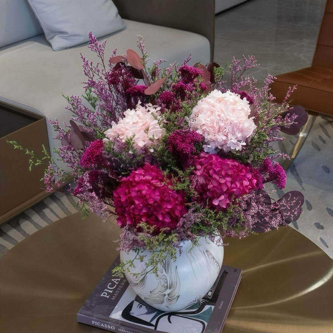 Artistic Dried Flower Bouquet Arrangement