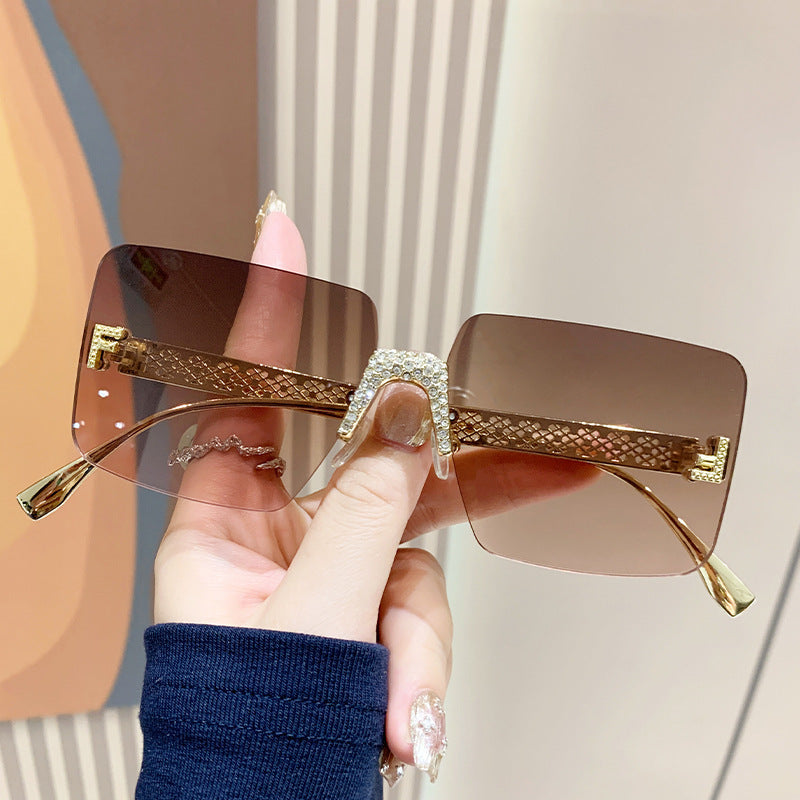 Women extravagant hexagonal sunglasses Stornfield