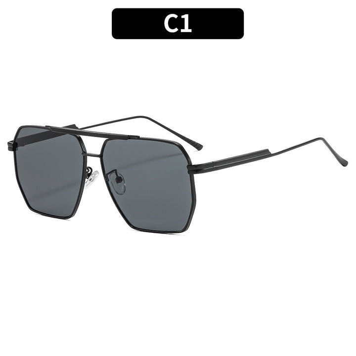 Premium Geometric Shield Sunglasses