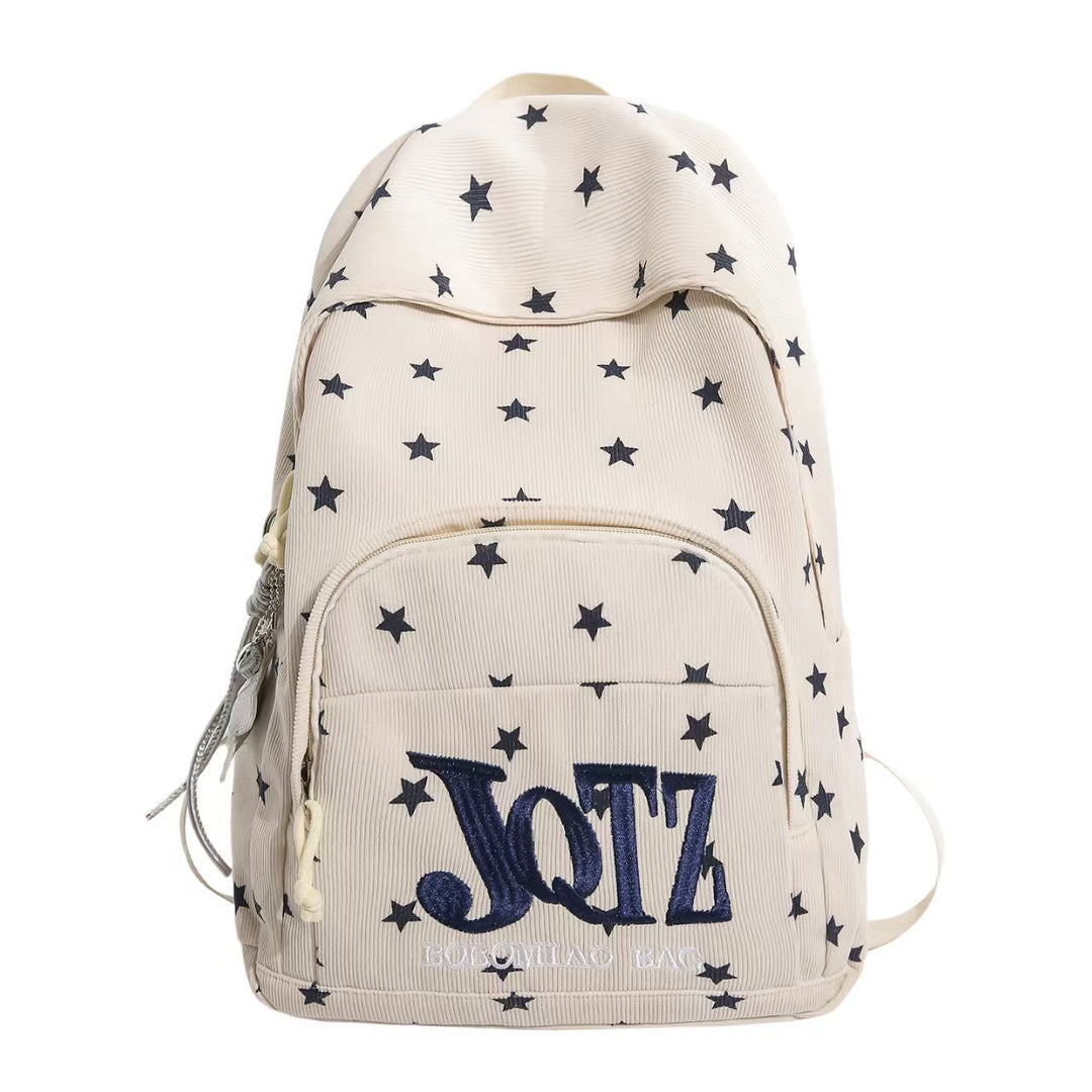 Lightweight Star-Patterned Backpack Stornfield