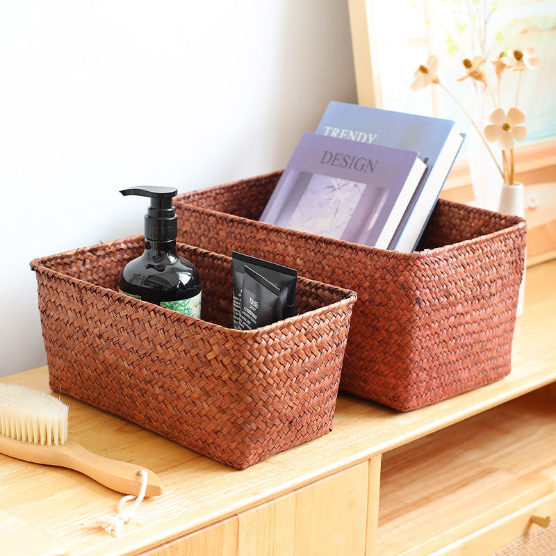 Unisex storage basket made of natural materials Stornfield
