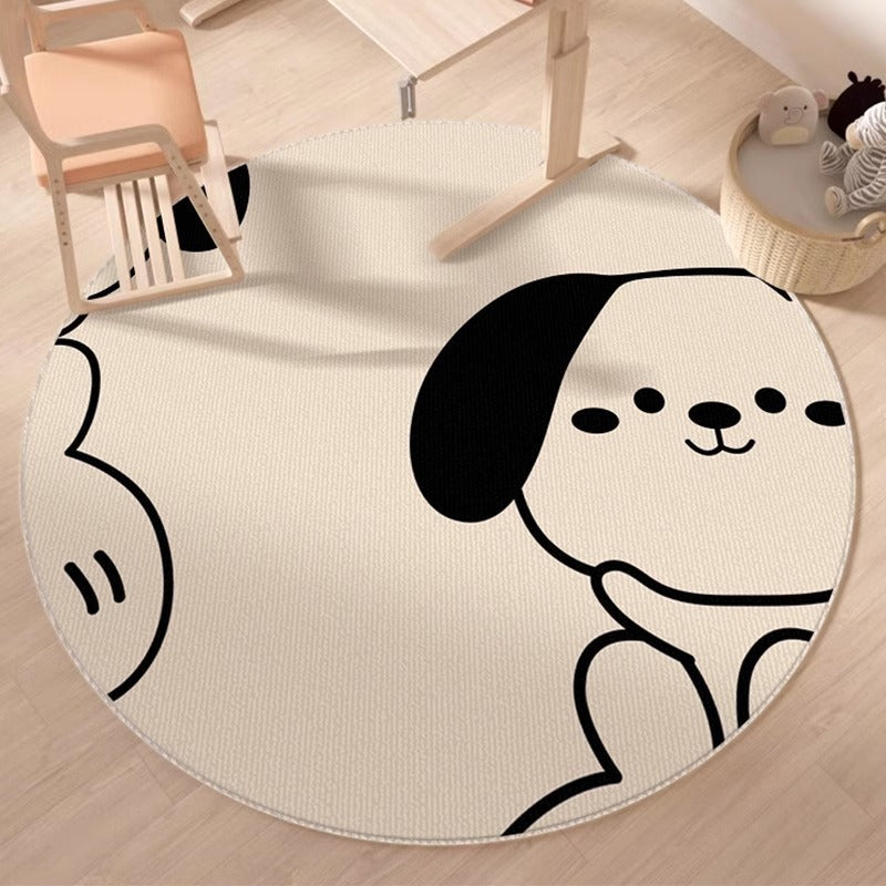 Round Playroom Area Rug