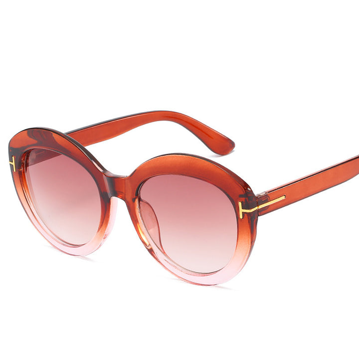 Oversized Gradient Lens Sunglasses Stornfield