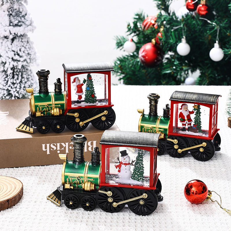 Illuminated Christmas train decoration Stornfield