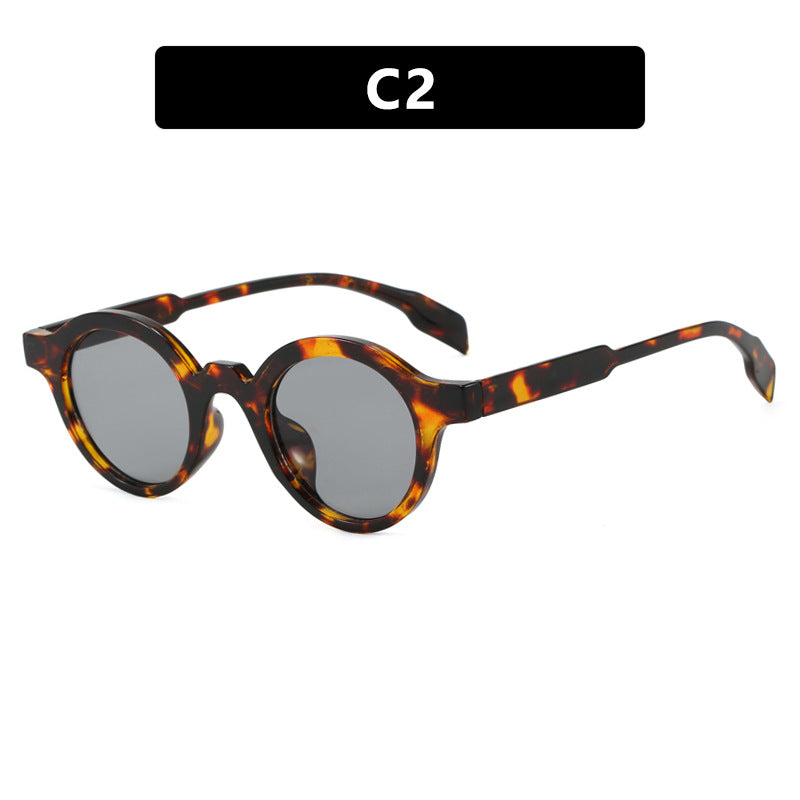 Women's fashionable round sunglasses with high-quality, flexible frame Stornfield