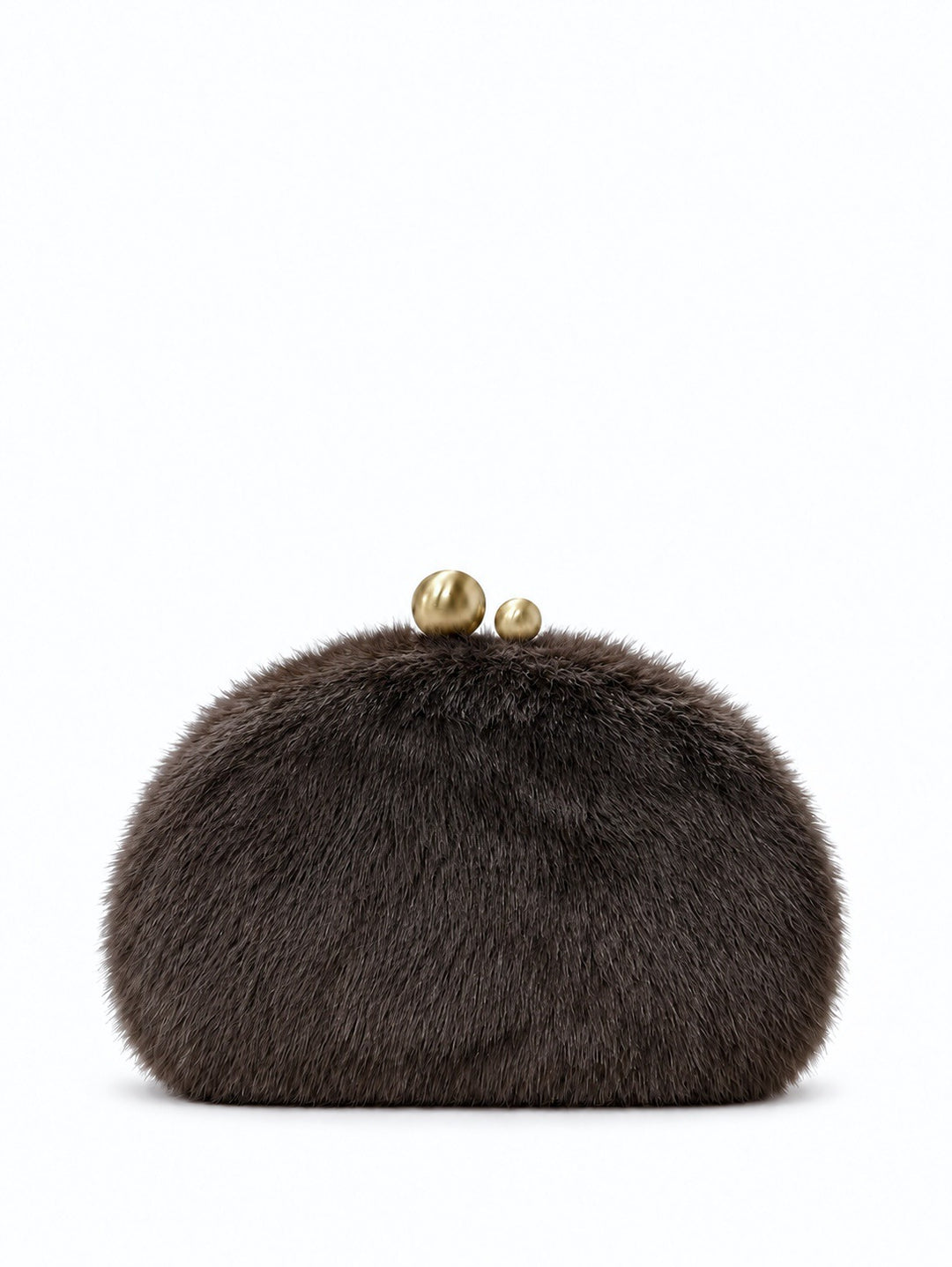 Plush Faux Fur Clutch