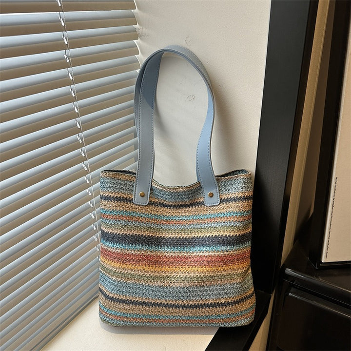 WoColorful Woven Tote Bag Stornfield