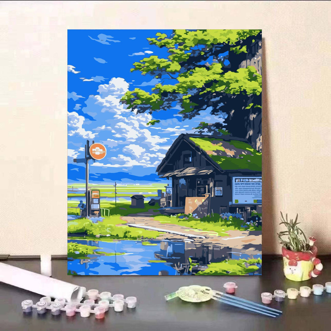 DIY Scenic Landscape Paint by Numbers Kit Stornfield