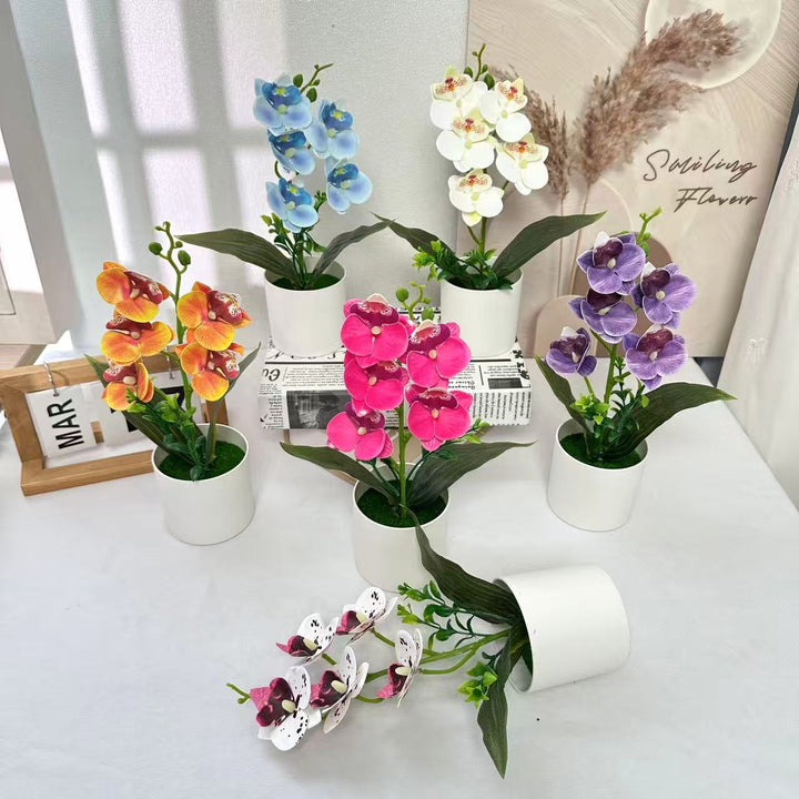 Faux Orchid Arrangement for Home Decor Display