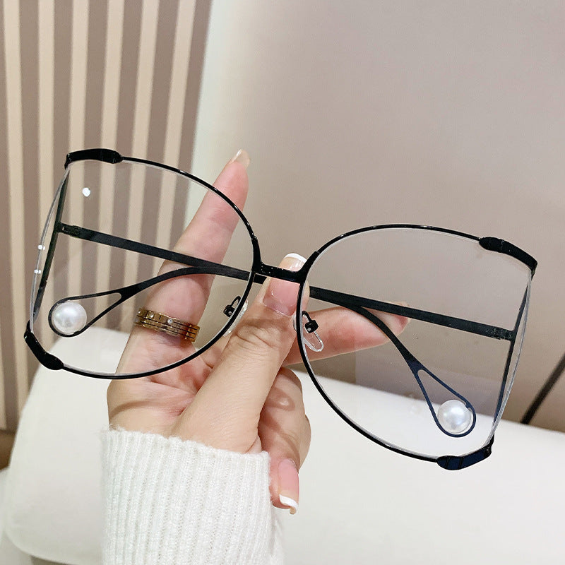 Ladies fashionable glasses with elegant pearl decor Stornfield