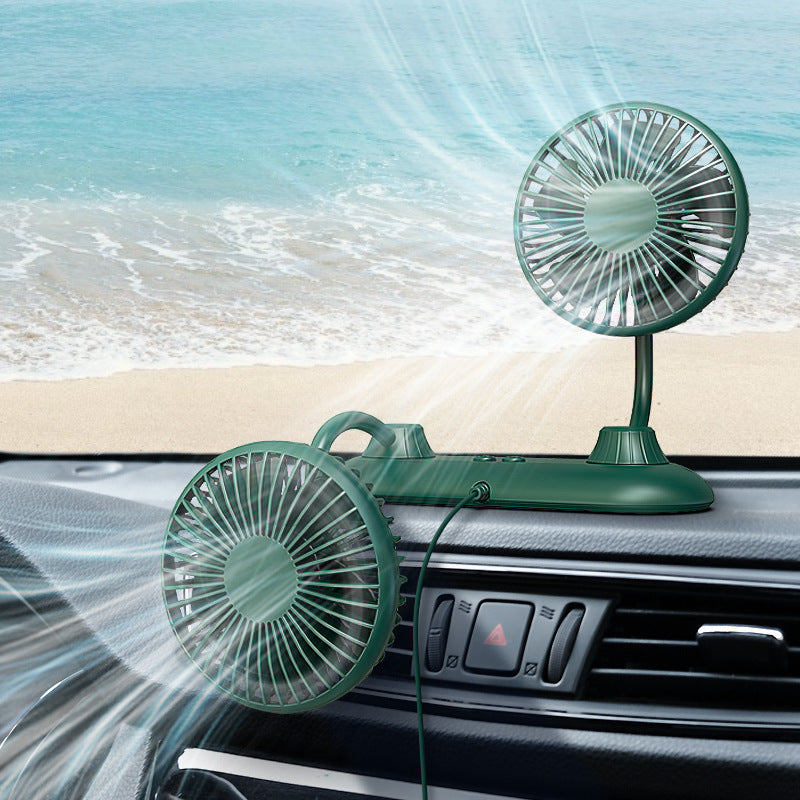 Dual Adjustable Desktop Fan Stornfield