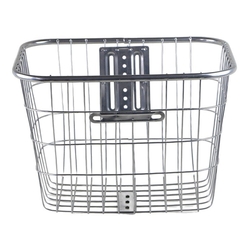 removable steel front bicycle cargo basket with universal mounting bracket Stornfield