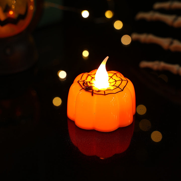 Creative tealight decoration in pumpkin design Stornfield