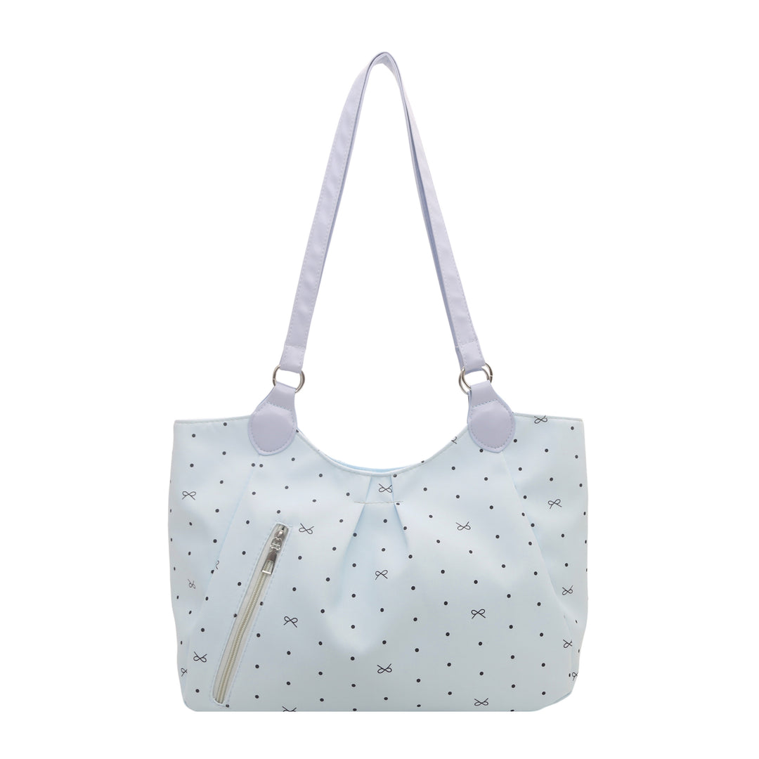 Stylish Polka Dot Shoulder Tote Bag