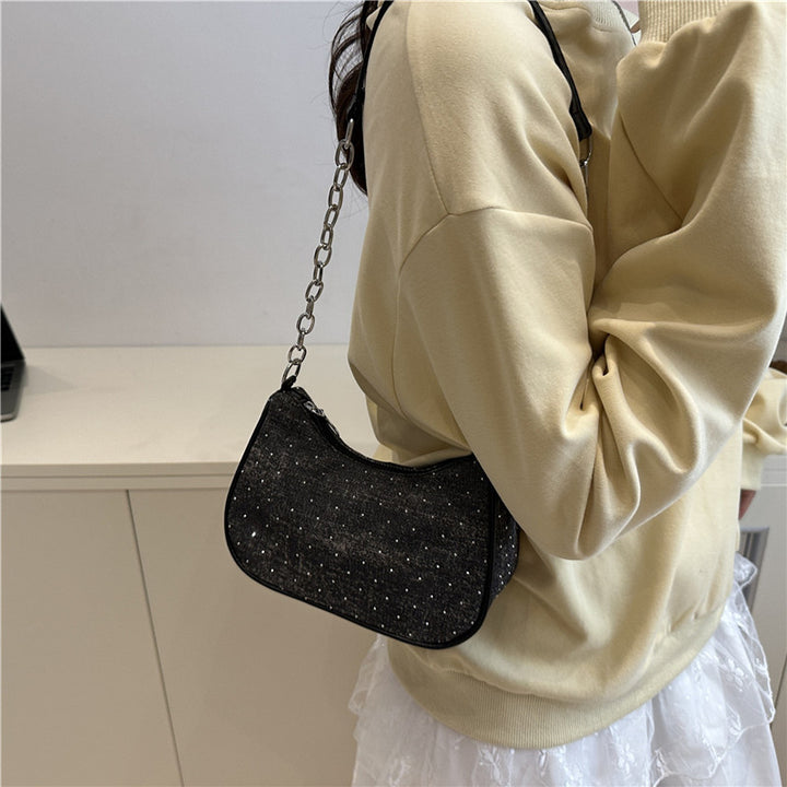 Stylish Chain-Handled Hobo Bag Stornfield