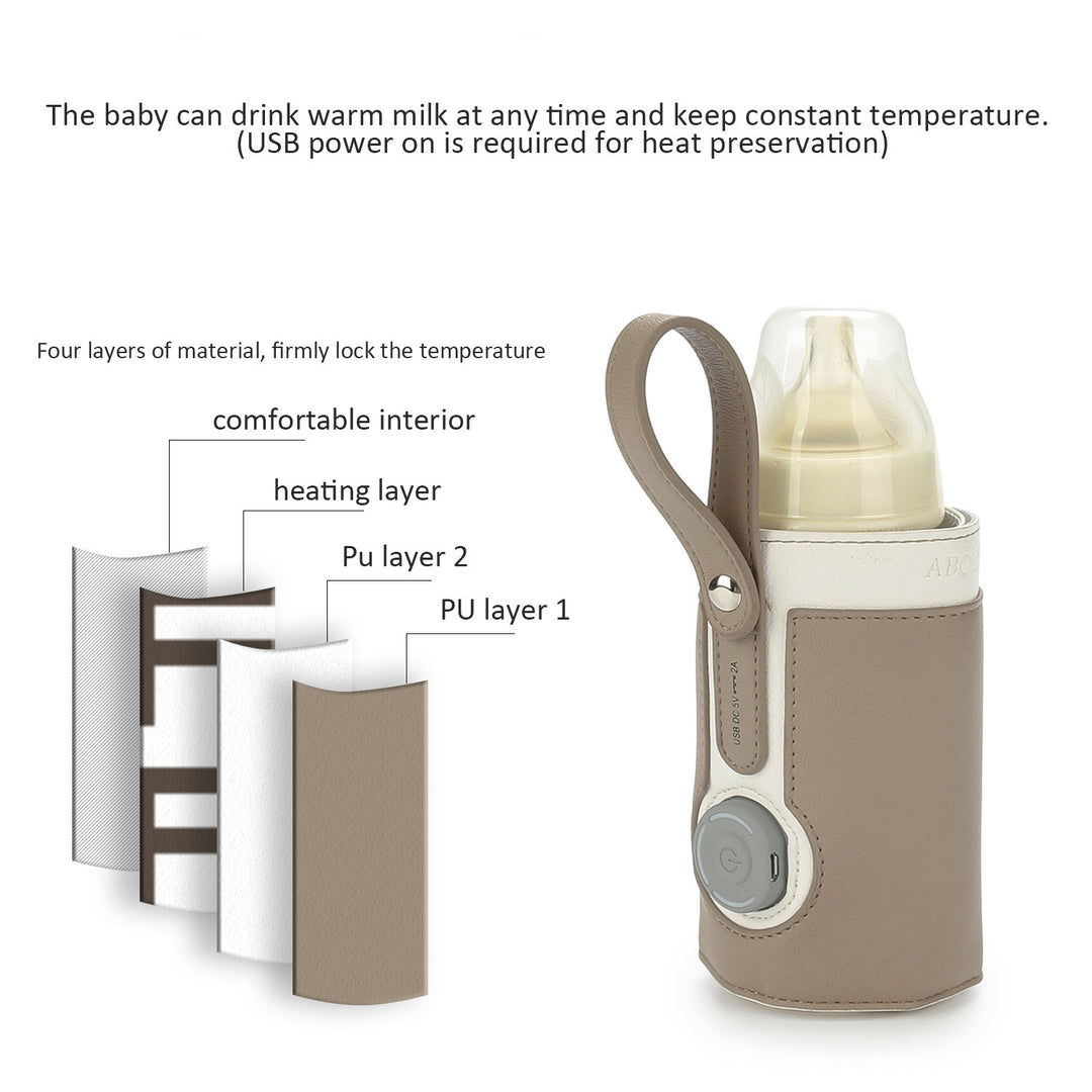 Elegant and Functional Bottle with Leather Sleeve Stornfield