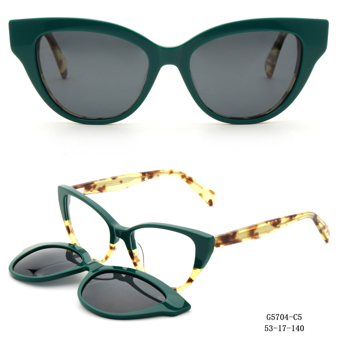 Women's Cat-Eye Sunglasses with Removable Lenses Stornfield