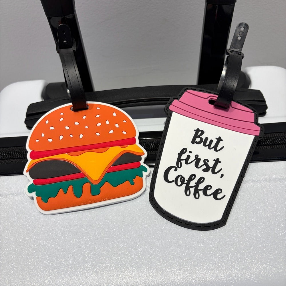 Playful Burger-Shaped Luggage Tag Stornfield
