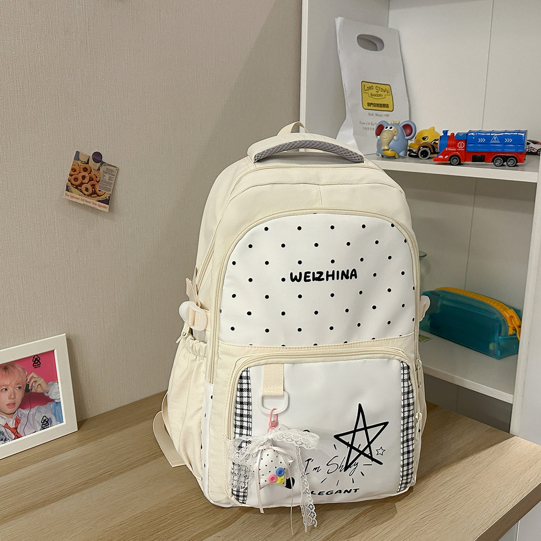 Trendy Polka Dot Backpack Stornfield 1791204846