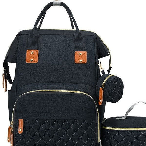 Multi-Purpose Quilted Diaper Backpack Stornfield