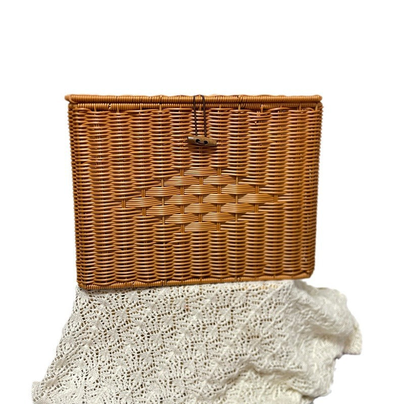 Women's Storage Basket with Flip Lid Stornfield