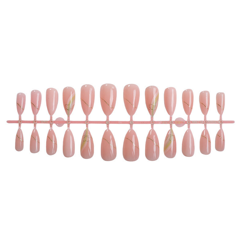 Artificial nail set with elegant, floral design Stornfield