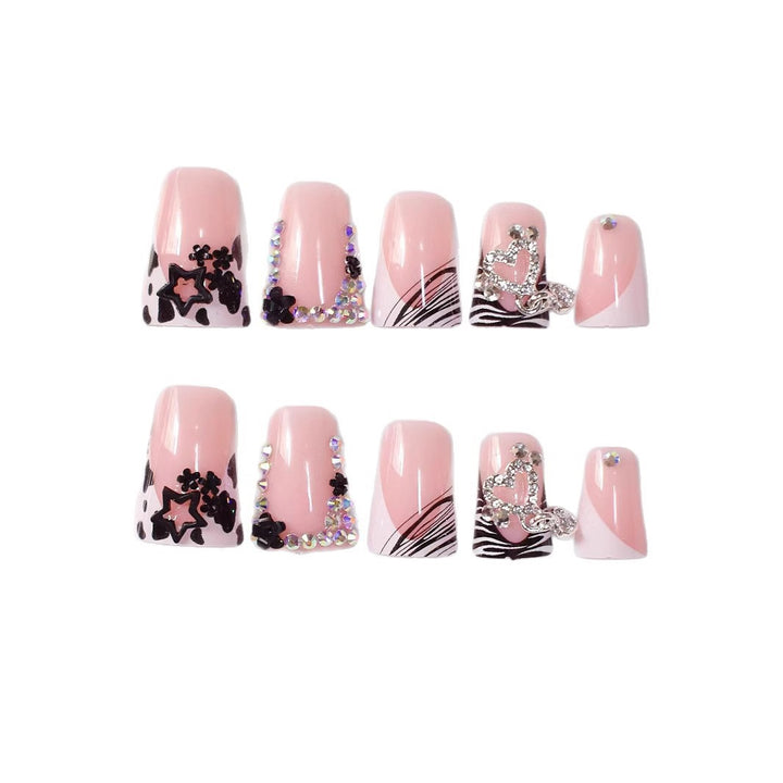 Glamorous 3D Rhinestone Nail Art Extensions Stornfield