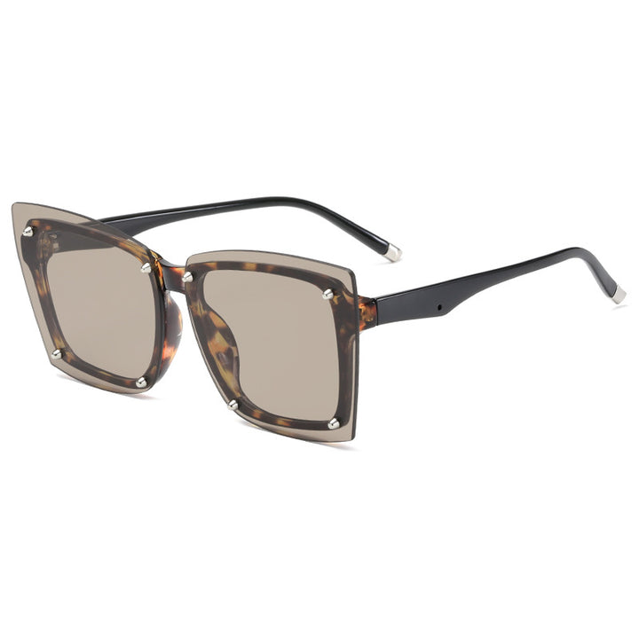 Women's statement sunglasses with stylish square frame and fashionable accents Stornfield