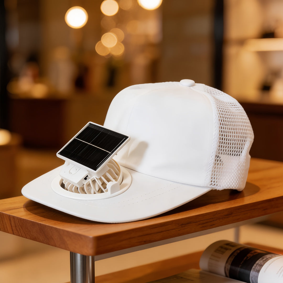 Ladies Cooling Sun Hat with Integrated Fan Stornfield