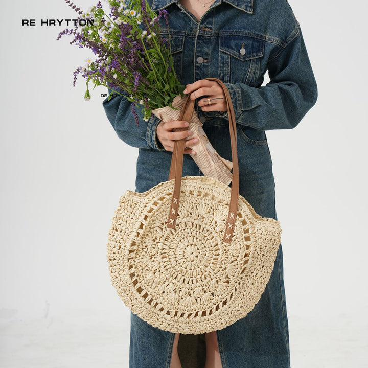 Hand-knotted beach bag Stornfield