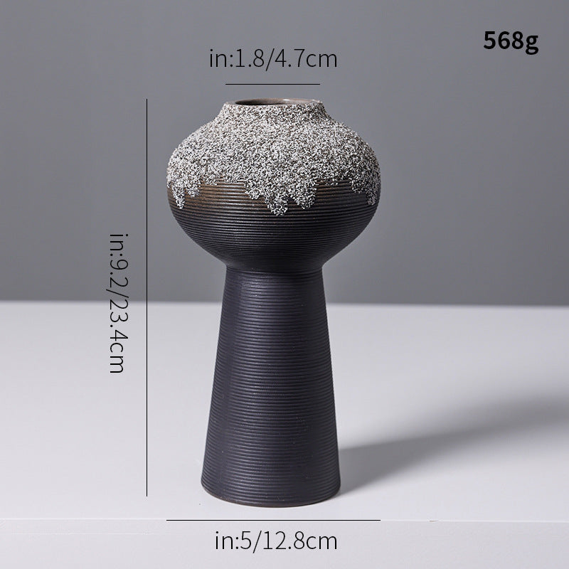 Decorative Textured Ceramic Vase Stornfeild