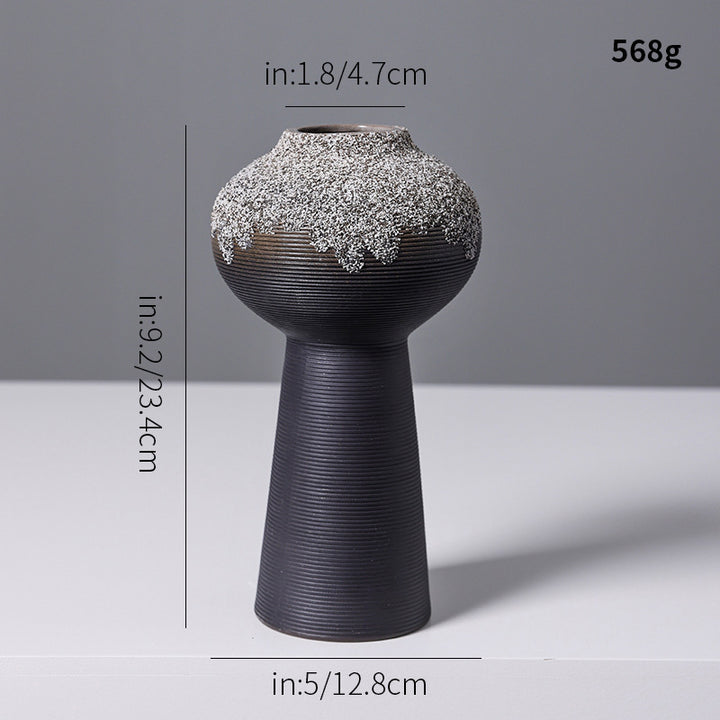Decorative Textured Ceramic Vase Stornfeild