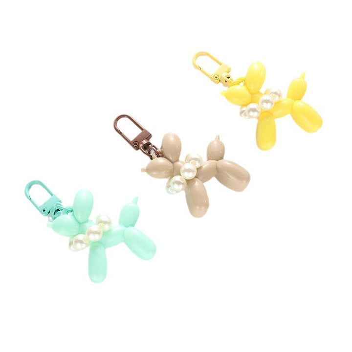 Playful keychain with balloon dog and beads Stornfield