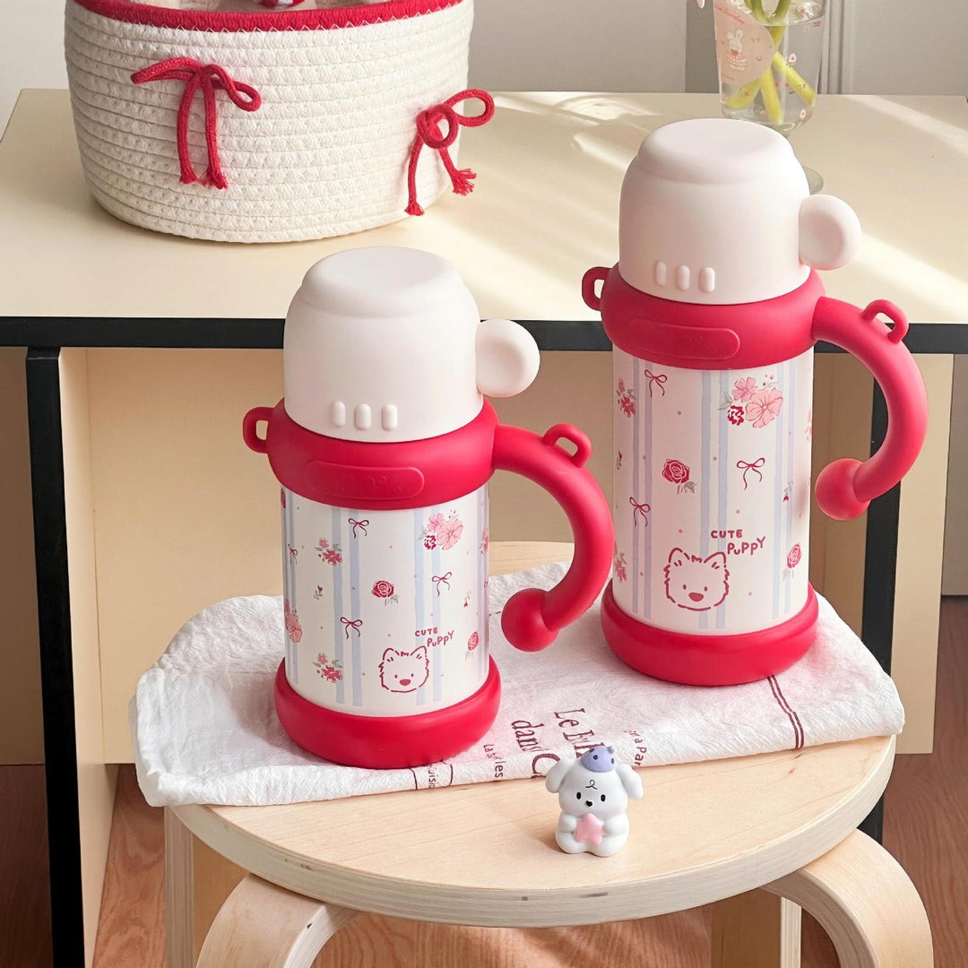 Ladies Insulated Floral Pattern Thermos Bottle Stornfield