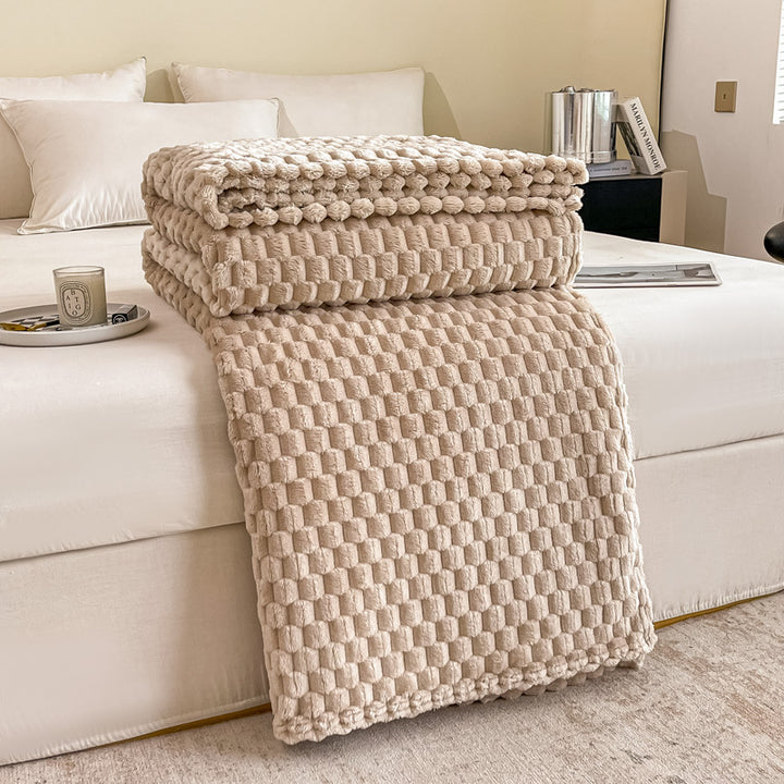 Luxurious Textured Throw Blanket Stornfield