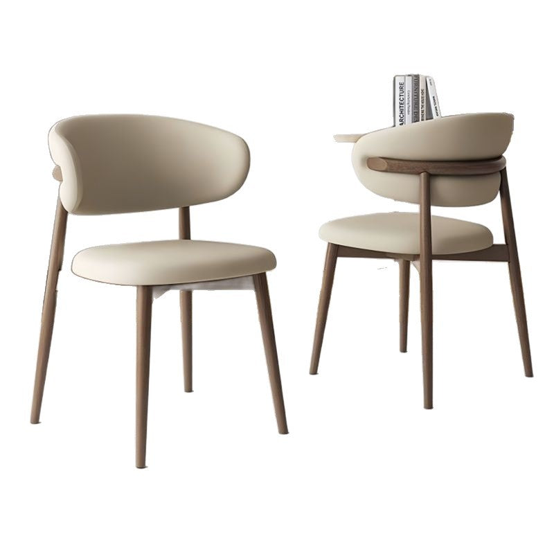 Minimalist dining chair with ergonomic backrest Stornfield